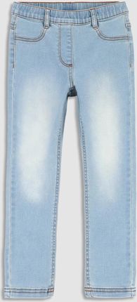 Spodnie jeansowe błękitne z gumą w pasie