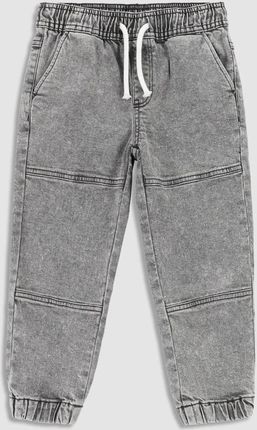 Spodnie jeansowe szare joggery o fasonie REGULAR