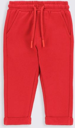 Spodnie dresowe czerwone gładkie