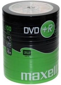 PŁYTY 100szt Maxell 4,7GB DVD+R 52x