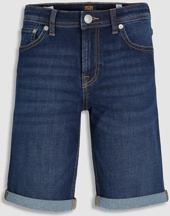 Szorty jeansowe REGULAR FIT niebieskie z kieszeniami