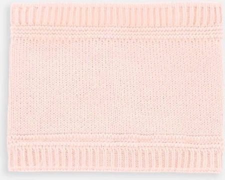 Komin różowy pojedynczy swetrowy