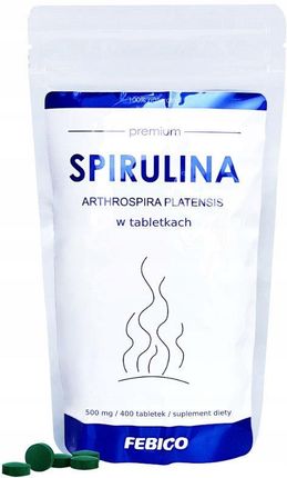 Spirulina Platensis 100% Naturalna 250 Tabletek