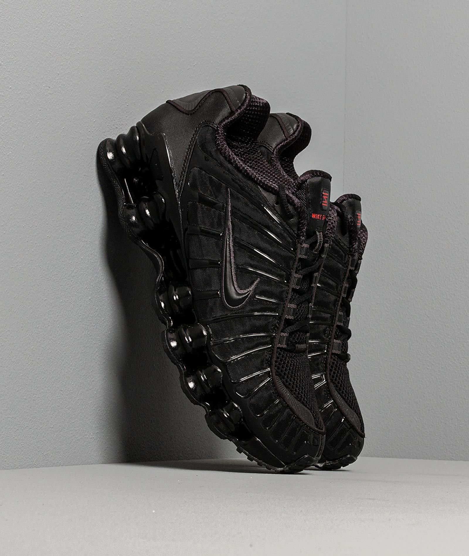 【まっしゅ】NIKE SHOX TL BLACK 25センチ NIKE W SHOX TL BLACK/BLACK-MTLC HEMATITE-MAX ORANGE（ナイキ