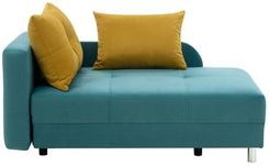 Zdjęcie Sofa rozkładana niebiesko-żółta LETTO lewa - Dębica