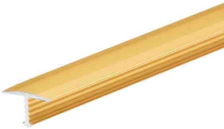 Profil fugowy łączący aluminium anoda CEZAR 13mm 1m Złoty