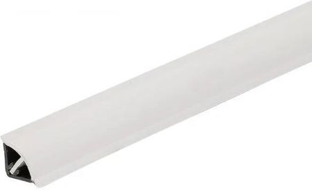 Listwa przyblatowa wypukła wąska BL 22mm PVC CEZAR 3m Biała
