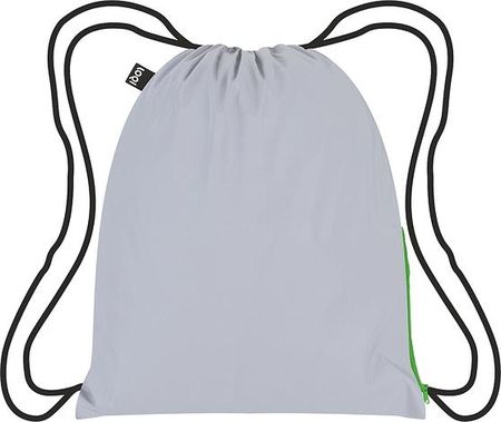 Plecak LOQI Neon mini zielony z powłoką odblaskową