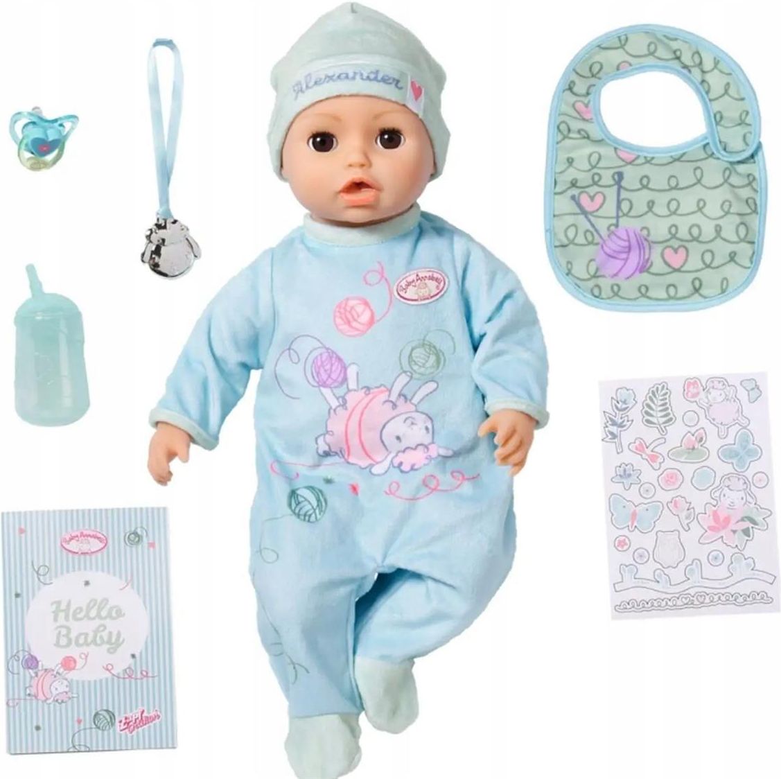 Baby Annabell Active Cocoon Wrap - For Children From 3 Years - Take Her Anywhere - With Adjustable Straps - Stimulates the Fantasy