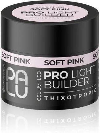 Palu Gel Pro Light Builder Thixotropic Soft Pink Uv/Led Wielofunkcyjny Żel Budujący Do Stylizacji Paznokci 45g