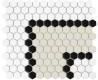 Dunin House Loves Mini Hexagon Stripe 3.3.B Mat 26x30