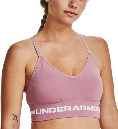 Biustonosz Under Armour UA Seamless Low Long Bra-PNK 1357719-697 Rozmiar XL