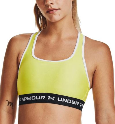 Biustonosz Under Armour Crossback Mid Bra-YLW 1361034-743 Rozmiar L