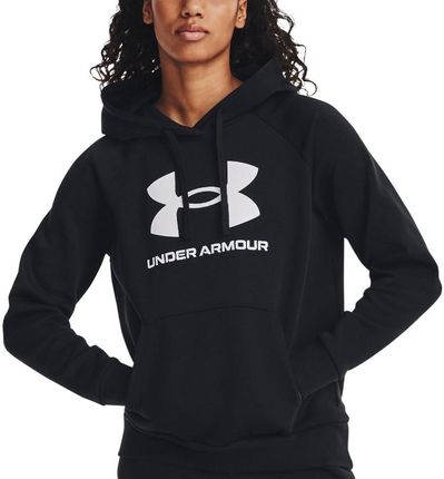 Bluza z kapturem Under Armour UA Rival Fleece Big Logo Hdy-BLK 1379501-001 Rozmiar L