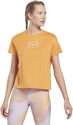Damska Koszulka z krótkim rękawem Reebok Wor Supremium Tee Ht6042 – Pomarańczowy