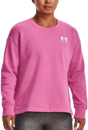 Bluza Under Armour Rival Fleece Oversize Crew-PNK 1369423-659 Rozmiar M