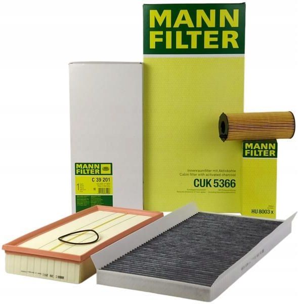 MANN-FILTER C 39 201 - Filtro Aria Per Auto E Veicoli Commerciali, Dimensioni 391x185x58 Mm, Qualità Primo Equipaggiamento