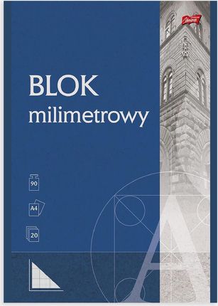 Unipap Blok Milimetrowy A4 20 Kartek Do Rysunku I Pisma Technicznego