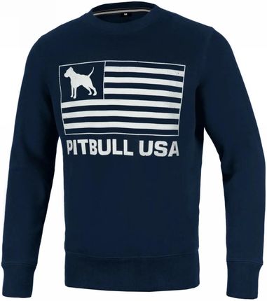Bluza Pit Bull Cotton Terry Pitbull USA '23 - Granatowa 