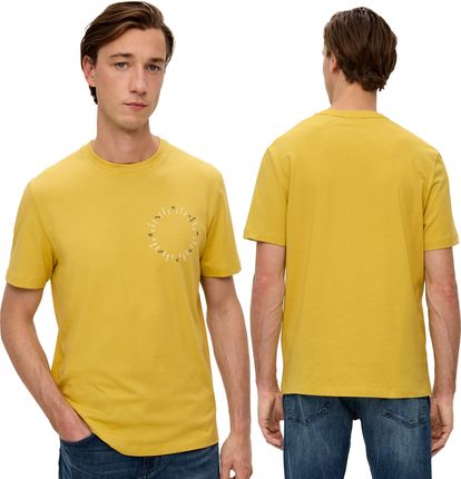 T-shirt męski s.Oliver żółty - M