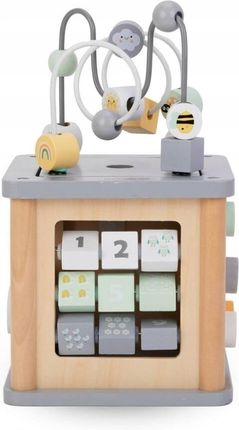 Mamabrum Drewniana Kostka Edukacyjna Sorter Montessori - zdjęcie 6