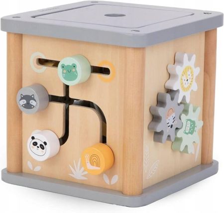 Mamabrum Drewniana Kostka Edukacyjna Sorter Montessori - zdjęcie 5