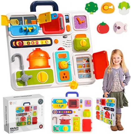 Elektrostator Montessori Tablica Edukacyjna Sensoryczna Roczek Z515