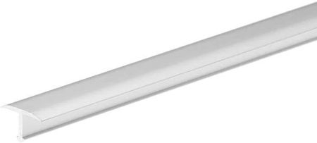 Profil fugowy gładki aluminium anoda CEZAR 14mm 2,5m Srebrny