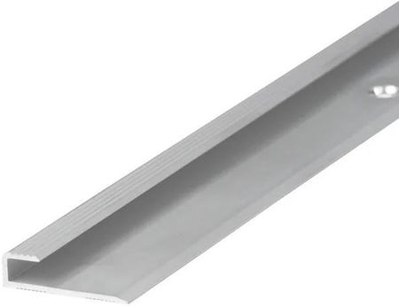 Profil zakończeniowy do paneli LVT aluminium anoda 5,1mm 1,8m Srebrny