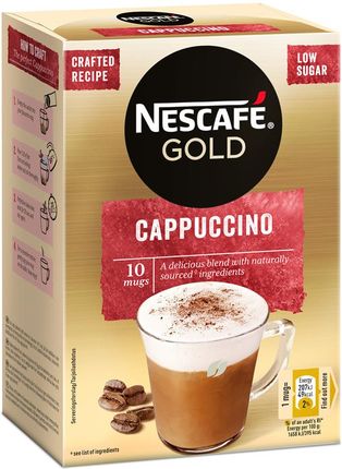 Nescafé Cappuccino 10sasz. Kawy Rozpuszczalnej