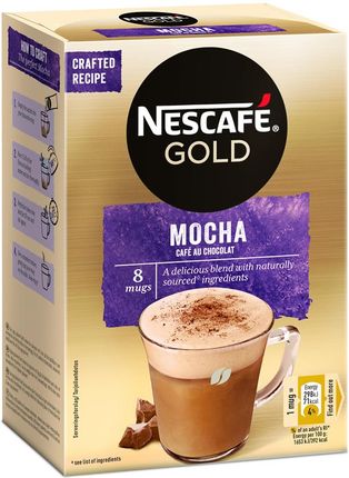 Nescafé Mocha Café Au Chocolat 8sasz. Kawy Rozpuszczalnej
