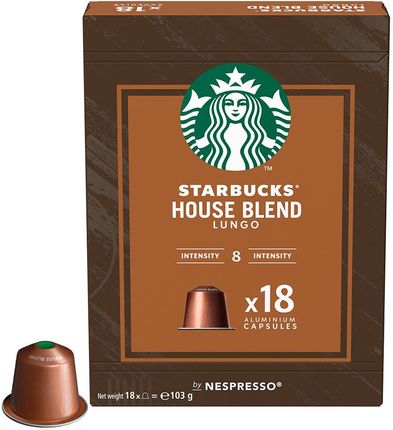 Nespresso Starbucks Lungo House Blend 18kaps.