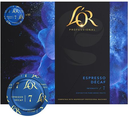 Nespresso Pro L'Or Espresso Bezkofeinowa 50kaps.
