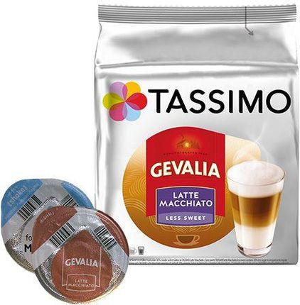 Tassimo Tassimogevalia Latte Macchiato Less Sweet 16kaps.