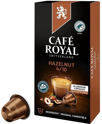 Nespresso Café Royal Orzechowa Kawa 10kaps.