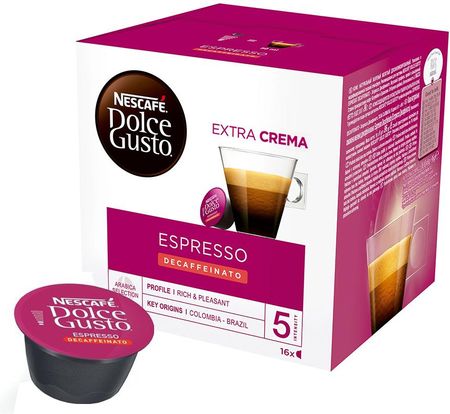 Dolce Gusto Dolcegusto Nescafé Espresso Bezkofeinowa 16kaps.