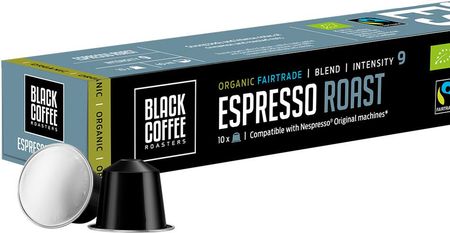 Nespresso Black Coffee Roasters Espresso Roast 10kaps.