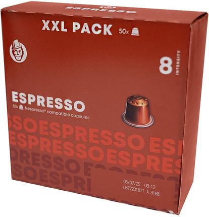 Nespresso Kaffekapslen Espresso Xxl 50kaps.