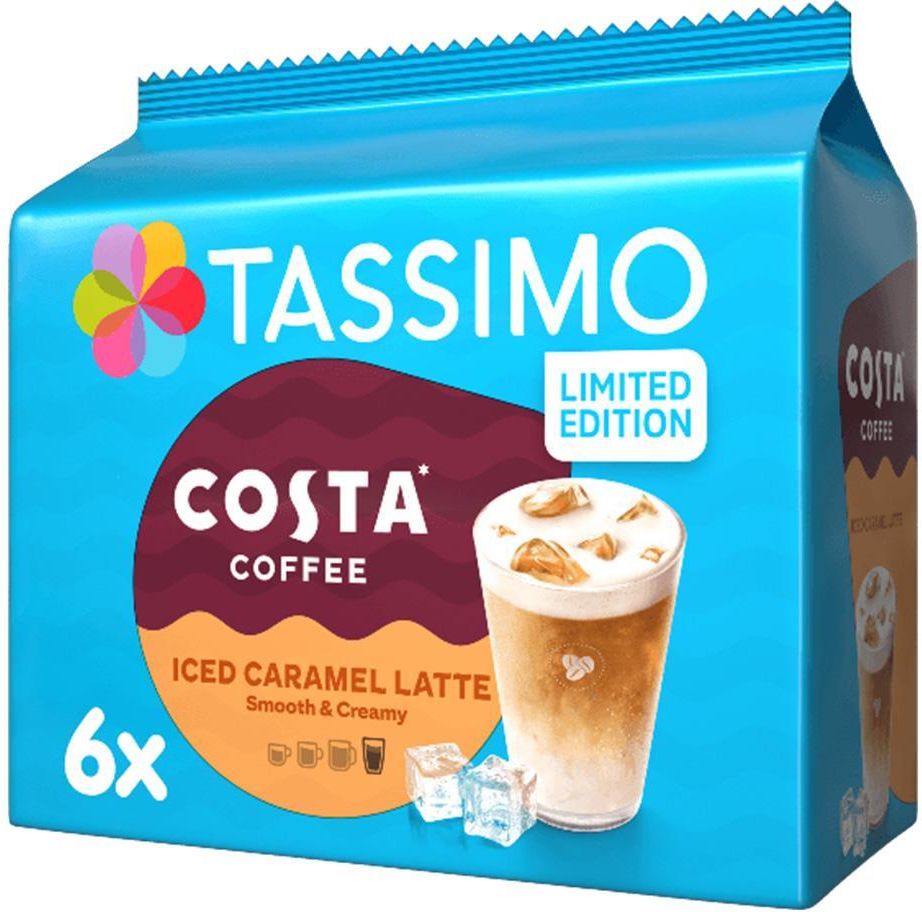 Kapsułki do ekspresów Tassimo Costa Iced Caramel Latte 12kaps. Ceny i