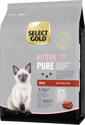 Select Gold Pure Kitten Wołowina 2,5kg