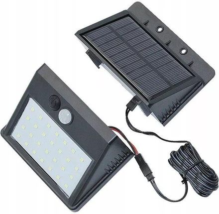 Lampa solarna rozdzielna 30 LED SMD z czujnikiem ruchu i zmierzchu Lampa solarna rozdzielna 30 LED SMD z czujnikiem ruchu i zmierzchu
