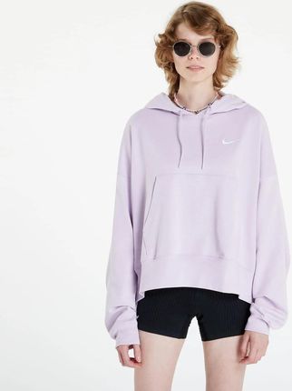 Nike Women's Oversized Jersey Pullover Hoodie Light Purple