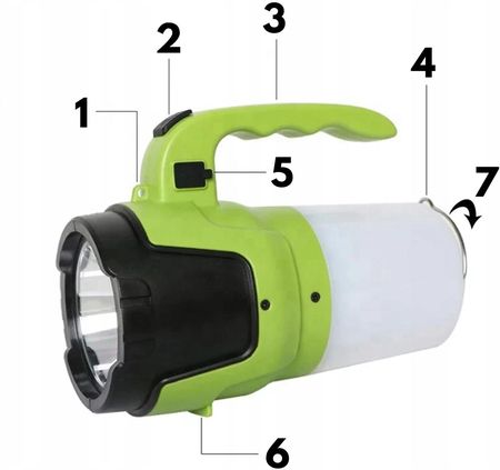 Logit Akumulatorowa Mocny Szperacz Led Usb Moc - zdjęcie 2
