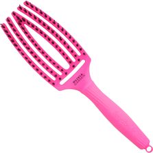 Zdjęcie Olivia Garden Finger Brush Combo Medium, Szczotka Z Włosiem Dzika Do Rozczesywania, Różne Kolory Neon Pink Neonowy Róż - Wrocław