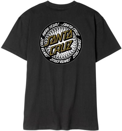 koszulka SANTA CRUZ - Infinite Ringed Dot T-Shirt Black (BLACK ) rozmiar: M