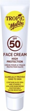Tropic By Malibu Face Cream SPF50 Krem Do Twarzy 40ml