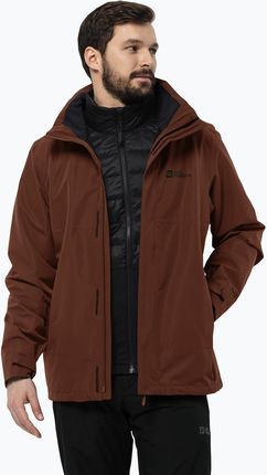 Jack Wolfskin Kurtka 3W1 Męska Feldberg Luntal 3In1 Carmine