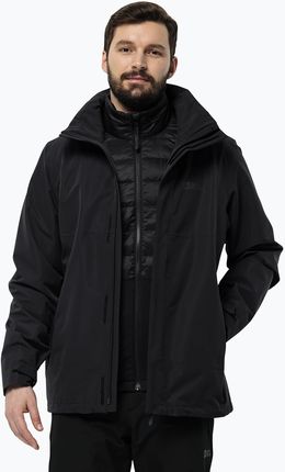 Jack Wolfskin Kurtka 3W1 Męska Feldberg Luntal 3In1 Black