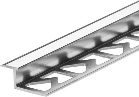 Profil połączeniowy płaski do glazury aluminium poler CEZAR 1m Srebrny