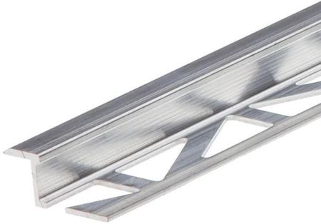Profil połączeniowy płaski do glazury aluminium naturalne CEZAR 2,5m Srebrny